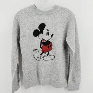 Vintage Disney Mickey Mouse Sweatshirt, Heather Grey